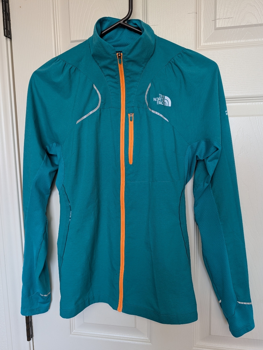 The North Face Better Than Naked Women's Running Jacket XS Full Zip Teal Outdoor
